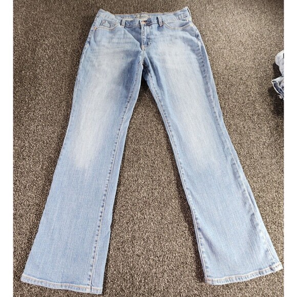 Old Navy Jeans Women's 12 Blue Denim Midrise The Sweetheart Bootcut 33x32 - Picture 2 of 11